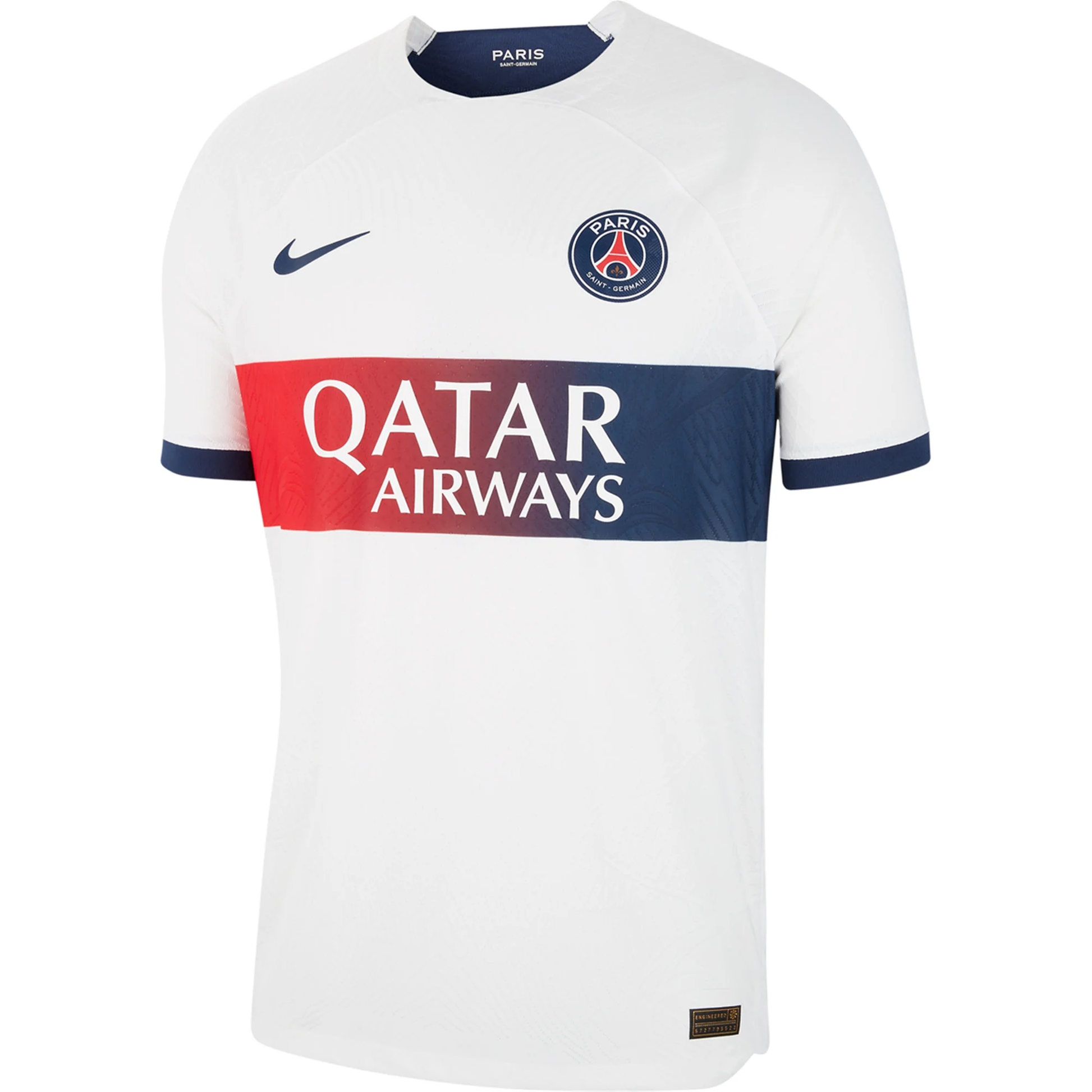 Nike Paris Saint-Germain Authentic Match Vaporknit Away Jersey 23/24 (White/Midn