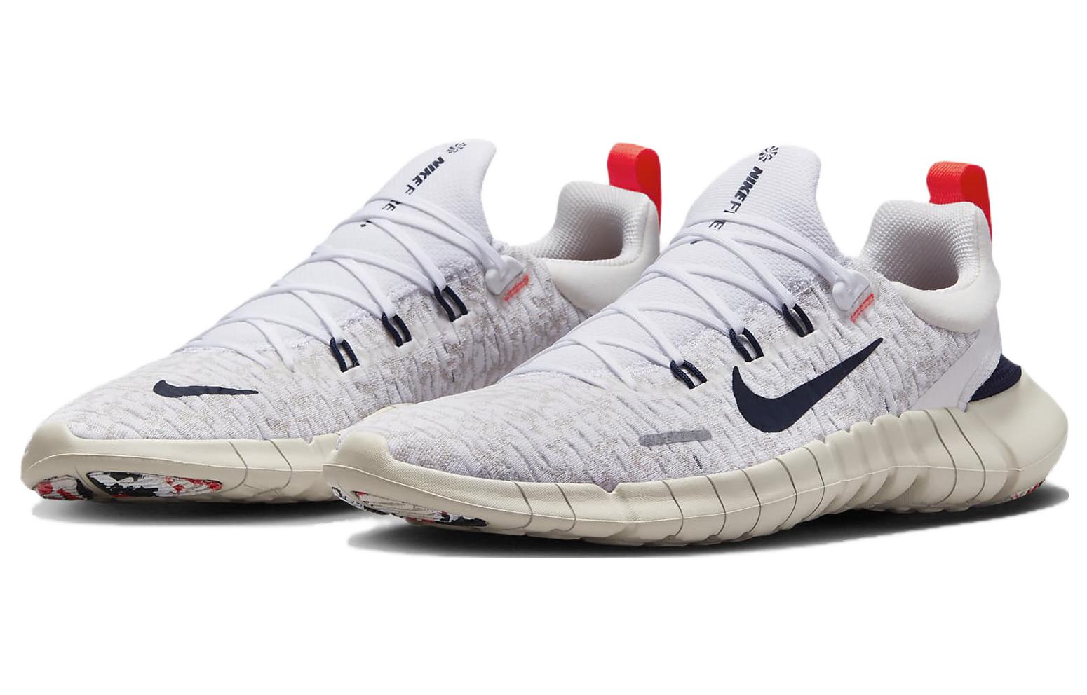 Image of Nike Free Run 5.0 Next Nature 'White Obsidian Crimson' CZ1884-103