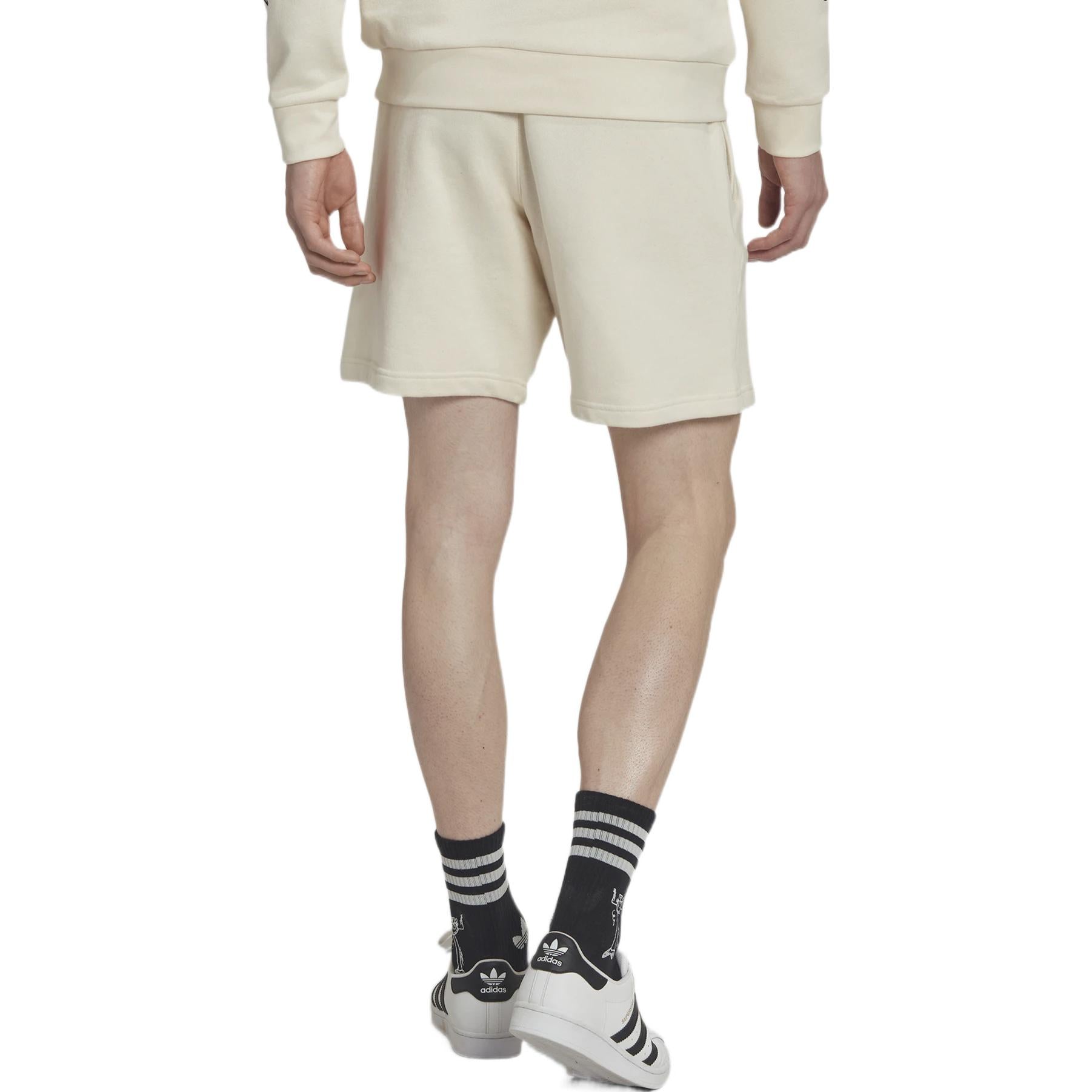 Image of Men's adidas originals Cartoon Graffiti Logo Printing Straight Casual Shorts Cre