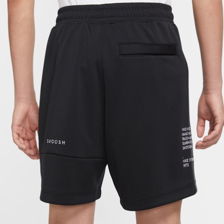 Image of Nike Sportswear Swoosh Casual Sports Shorts Black CU3912-010