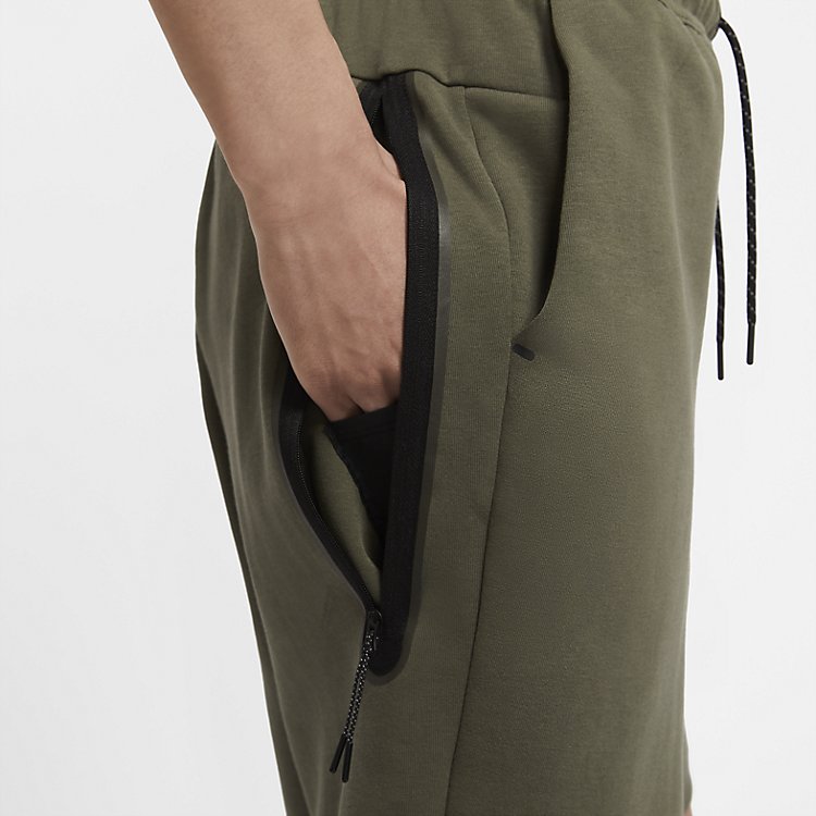Image of Nike NSW Tech Fleece Shorts 'Olive Marsh' CU4503-380