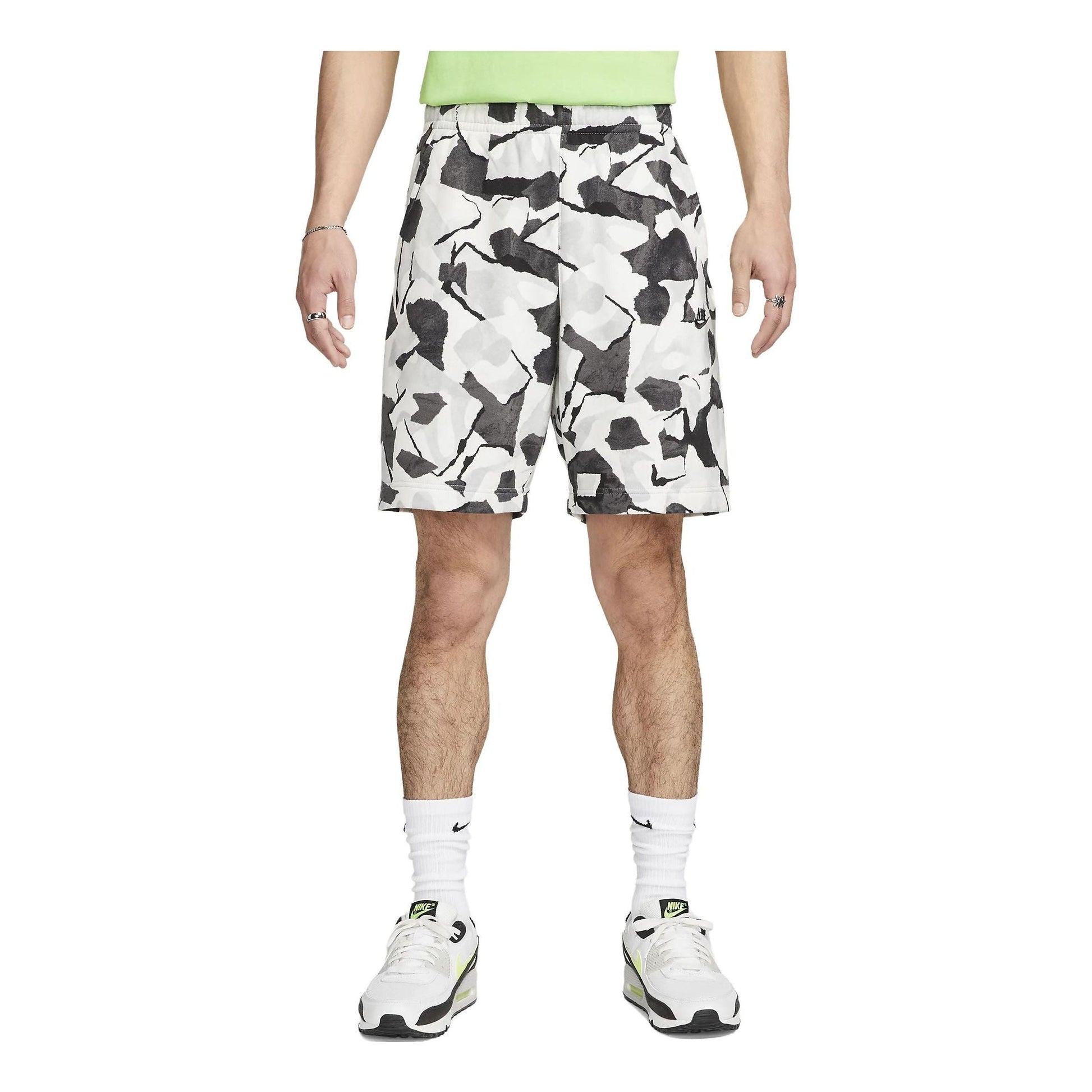 Nike Street Style Shorts 'White Black Grey' DX0804-060
