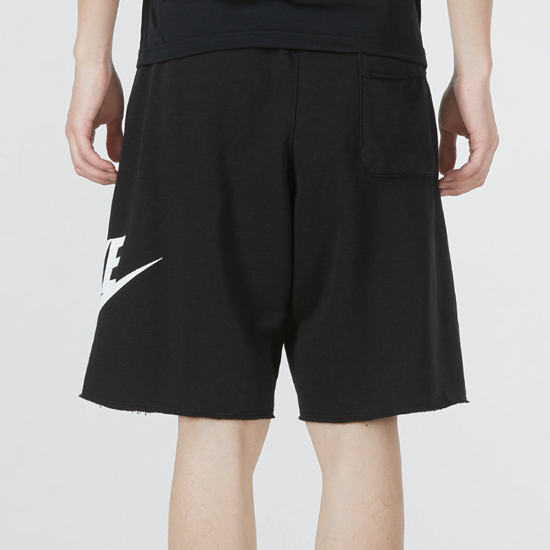 Image of Nike As Nike Sportswear Spe Ft Alumni Short Logo 'Black' DM6818-010