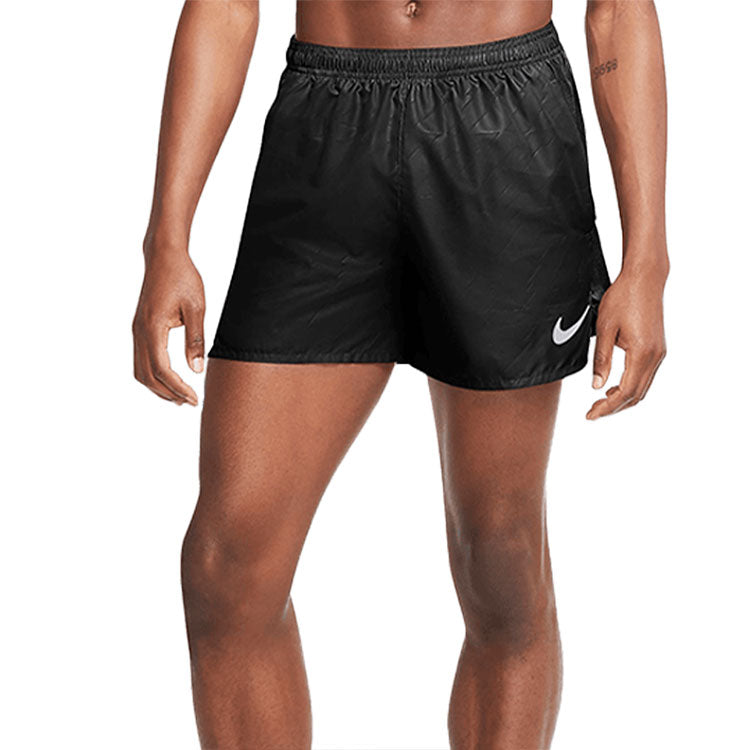Image of Men's Nike Logo Printing Solid Color Casual Sports Shorts Black CU5487-010