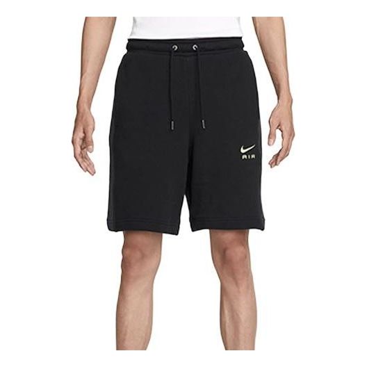 Image of Nike Sportswear Air French Terry Shorts 'Black' DQ4211-011