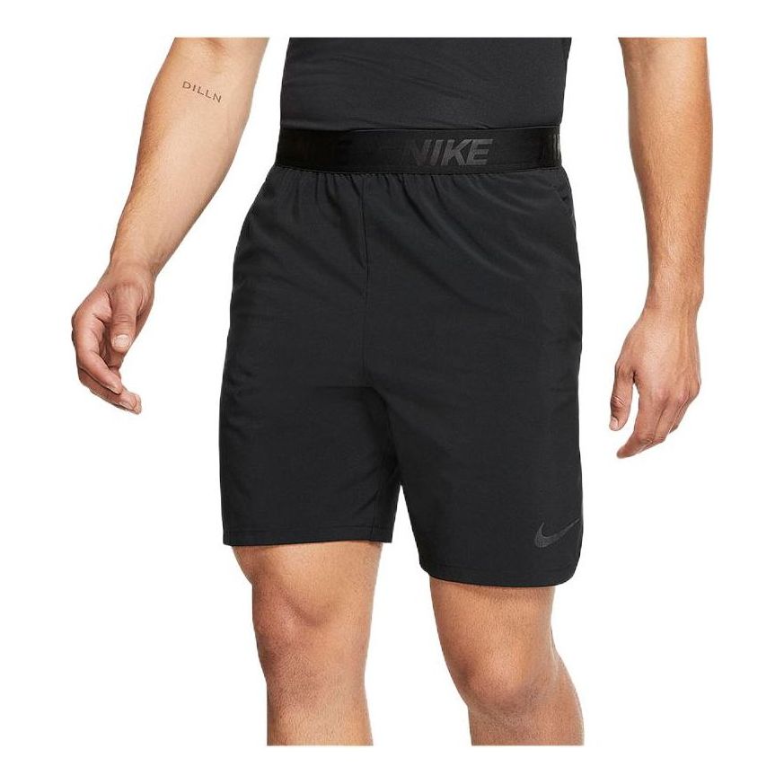 Image of Einfarbige Nike Sportshorts mit elastischem Bund für Herren Schwarz CT8464-010
