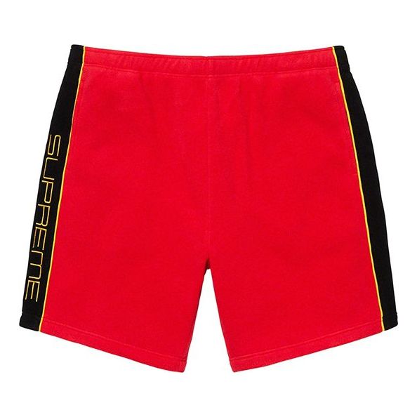 Supreme FW19 Week 10 Polartec Short Red Logo SUP-FW19-925