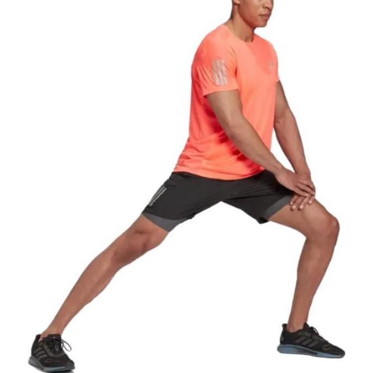 Image of adidas Own The Run Shorts 'Black' FS9809