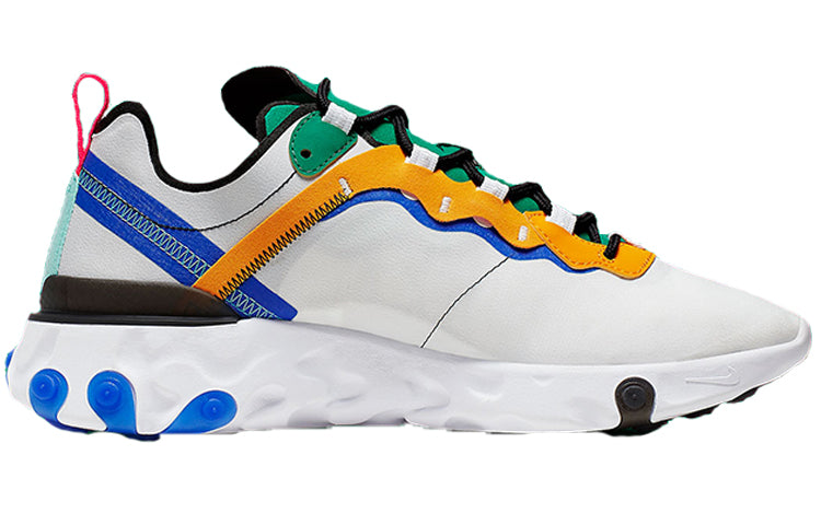 Image of Nike React Element 55 'White Gold Blue Green' CK2955-161