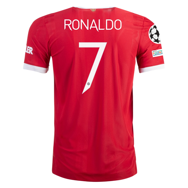 adidas Authentic Manchester United Cristiano Ronaldo Home Jersey w/ Champions Le