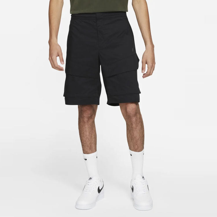 Nike Sportswear Tech Pack Big Pocket Solid Color Casual Shorts Black DD6588-010