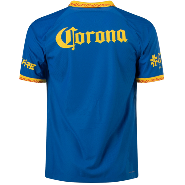 Image of Nike Club America Authentic Match Away Jersey 23/24 (Blue Jay/Tour Yellow)