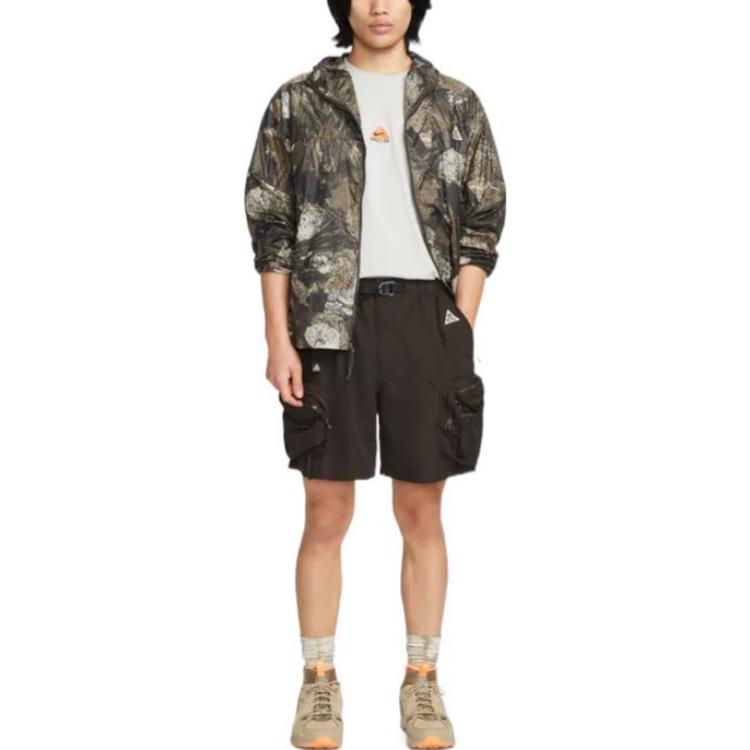 Men's Nike ACG Snowgrass Pocket Detail Cargo Shorts Black DN3946-220