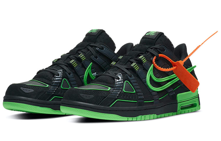 Image of Nike Off-White x Air Rubber Dunk 'Green Strike' CU6015-001