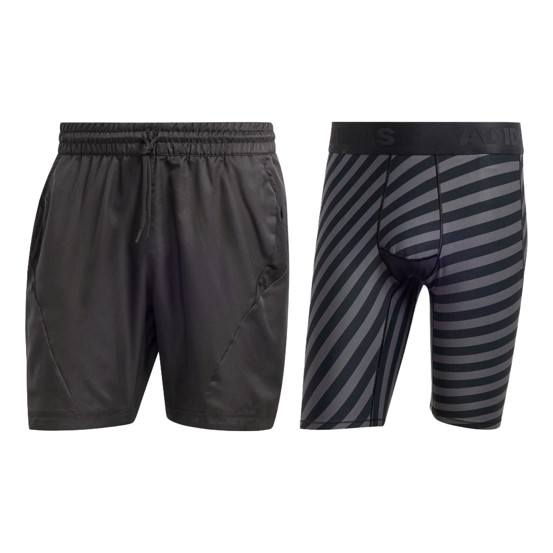 adidas Aeroready Two-in-One Pro Shorts 'Black' IB5493