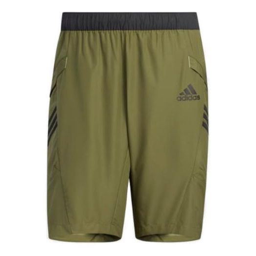Image of Adidas Woven Shorts 'Olive' HI3867