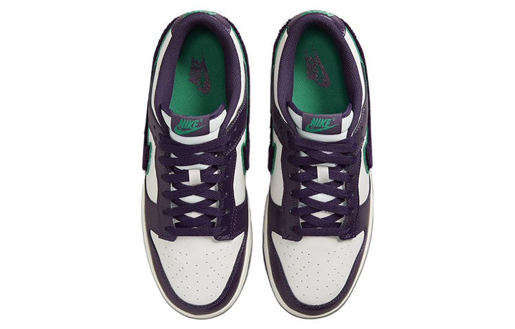 Image of Nike Dunk Low 'Chenille Swoosh - Grand Purple' DQ7683-100