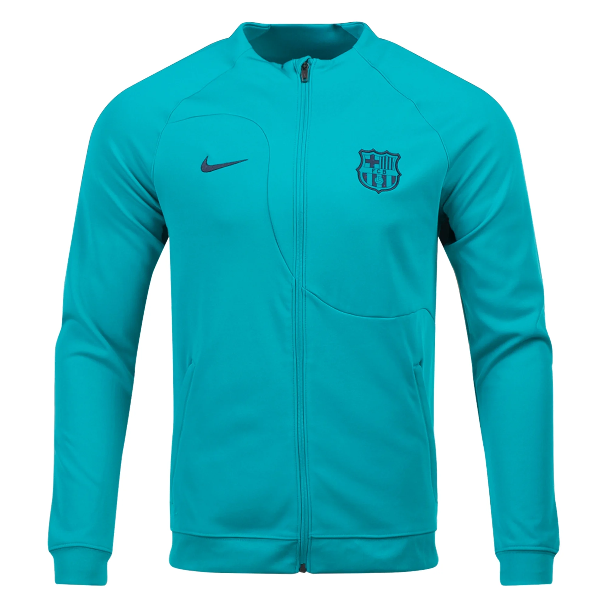Image of Nike Barcelona Academy Anthem Jacket 23/24 (Energy/Thunder Blue)