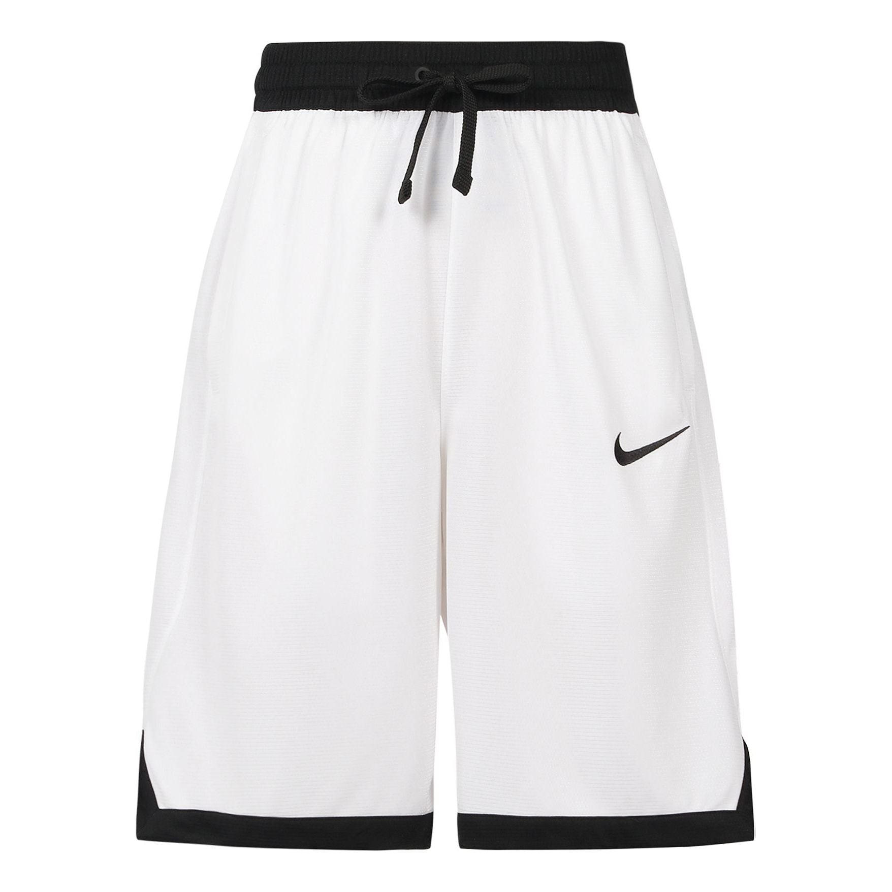 Image of Nike Dri-Fit Elite Stripe Basketball Shorts 'White' CZ2446-100