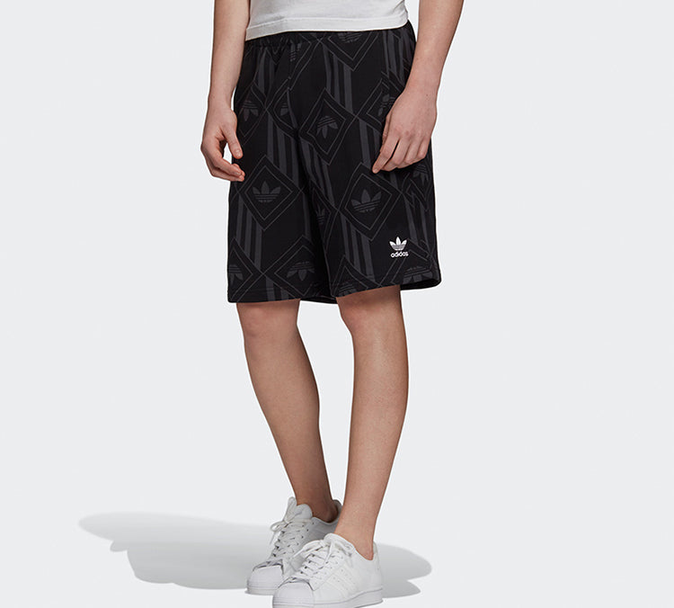 Image of adidas originals Mono Short Tnl Printing Sports Shorts Black GD5842