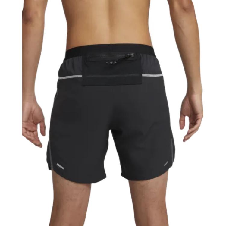 Image of Nike Dri-FIT Stride D.Y.E. 7' Running Shorts 'Black' DQ6560-010