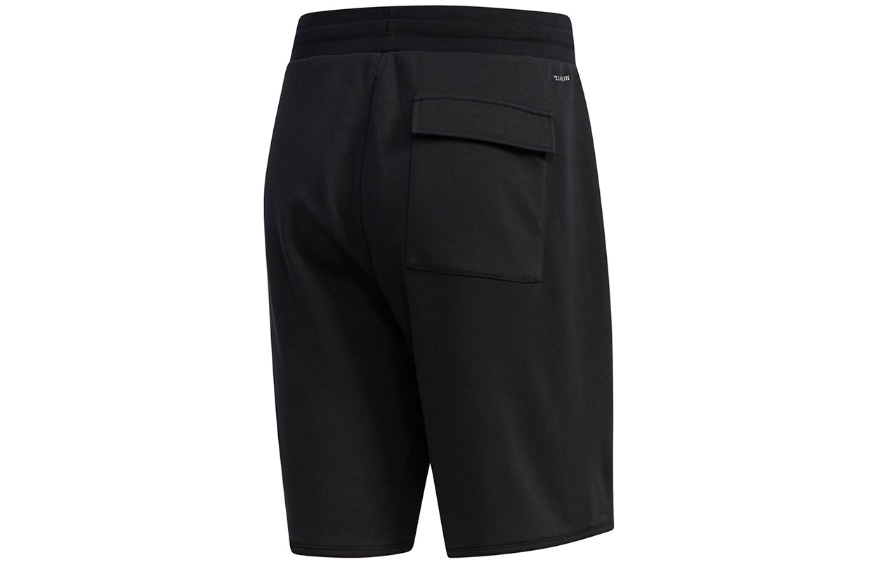 Image of adidas neo M Cs Brndd Shrt Side Alphabet Printing Casual Sports Shorts Black EI4