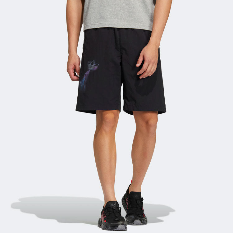 Image of Men's adidas originals Solid Color Athleisure Casual Sports Shorts Black H54678
