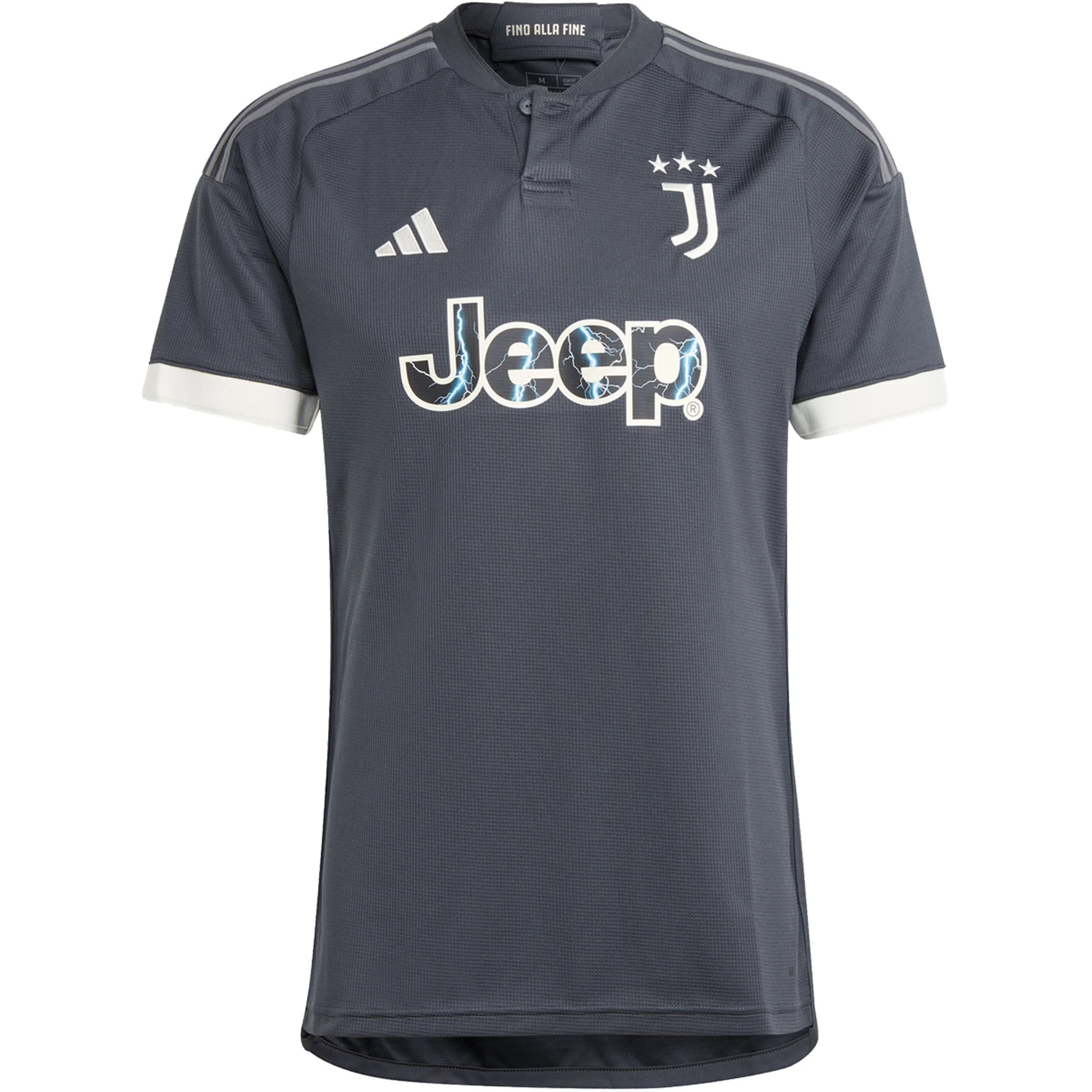 adidas Juventus Drittes Trikot 23/24 (Carbon/Cremeweiß)