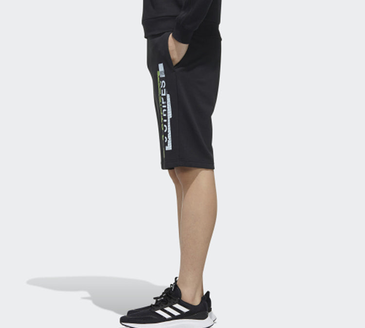 Image of adidas neo M Faves Short 1 Printing Shorts Black FP7299