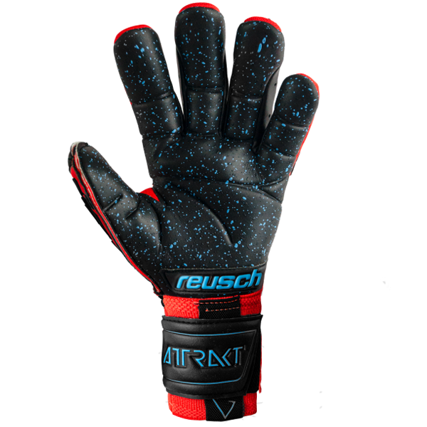 Image of Reusch Attrakt Freegel Fusion Ortho-Tec Goaliator Goalkeeper Gloves (Bright Red)