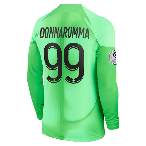 Nike Paris Saint-Germain Gianluigi Donarumma Goalkeeper Jersey w/ Ligue 1 Champi