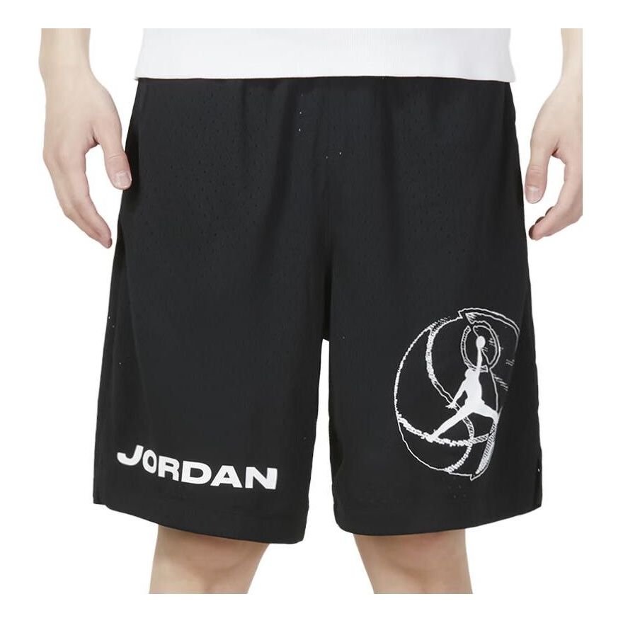 Image of Air Jordan Dri-FIT Jumpman Shorts 'Schwarz' DZ4123-010