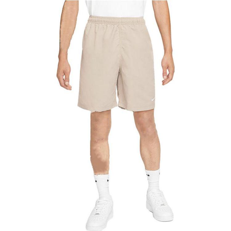 Image of Men's Nike Logo Micro Mark Breathable Solid Color Shorts Yellow DM4402-245