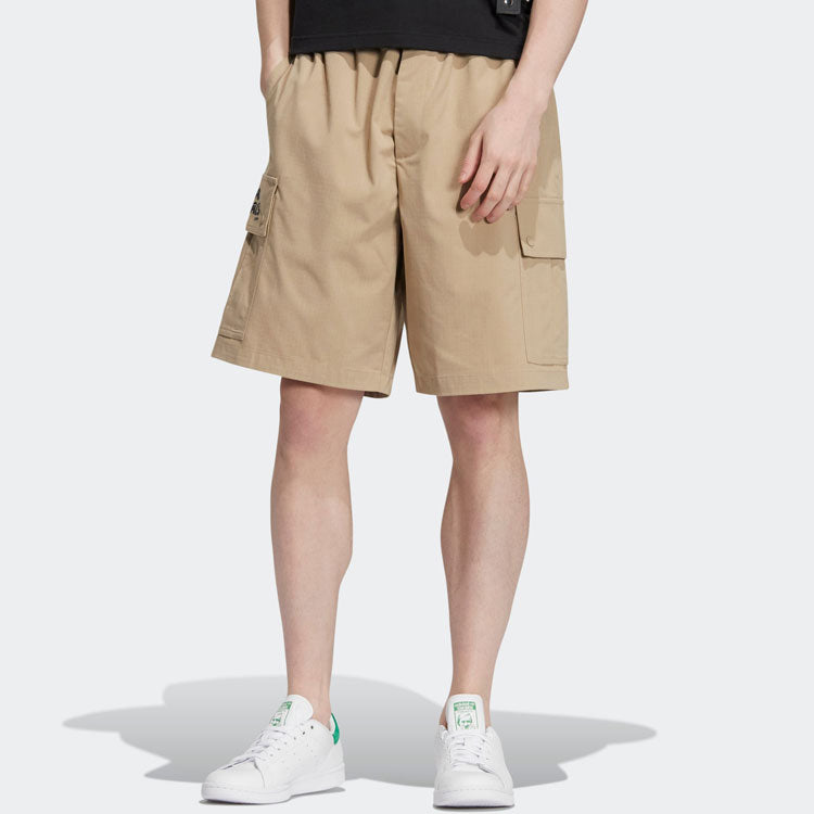 adidas originals x Charr Morita Crossover Logo Printing Straight Loose Shorts Br