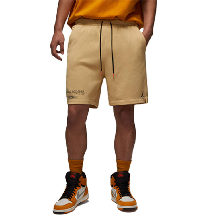 Image of Air Jordan Flight MVP Fleece Shorts 'Brown' DX9717-252