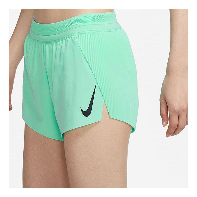 (WMNS) Nike Aero Swift Side Forked Gym Running Sports Shorts Mint Green CZ9399-3