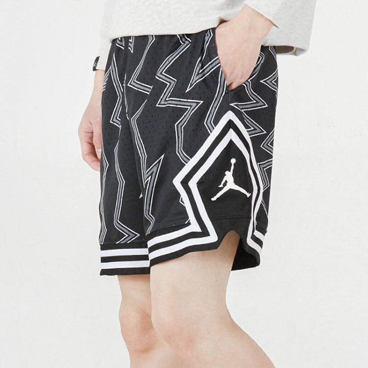 Image of Air Jordan SS22 Sports Loose Cozy Breathable Shorts Black DH9080-010