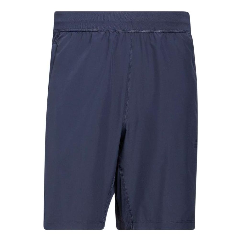 Image of Men's adidas Solid Color Straight Shorts Navy Blue HE6807