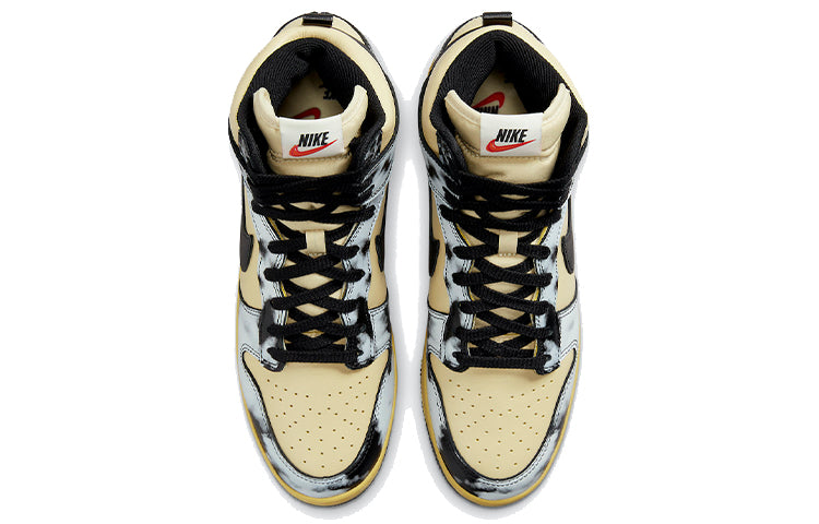Image of Nike Dunk High 1985 'Black Acid Wash' DD9404-700