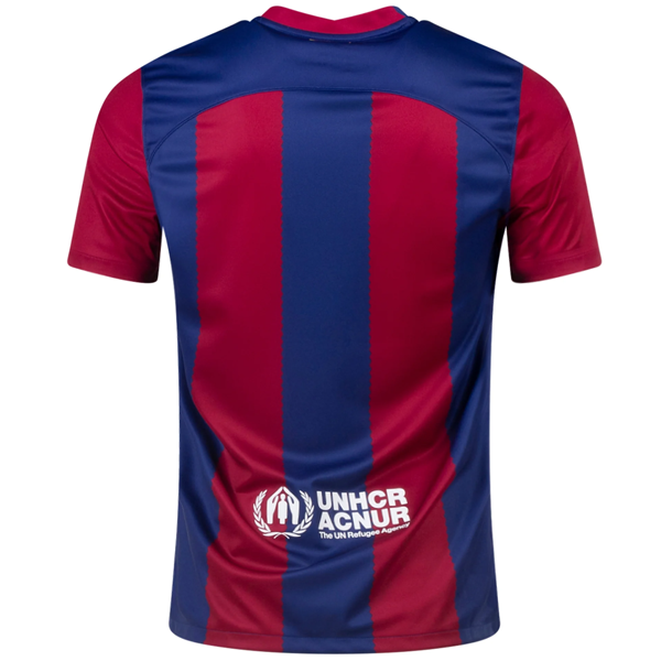 Image of Nike Barcelona Home Jersey 23/24 (Noble Red/Loyal Blue)