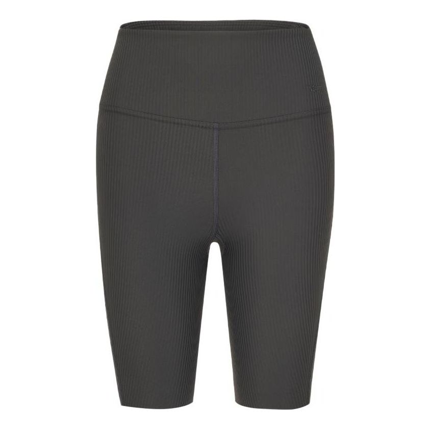 (WMNS) Reebok Knitted Cycling Sports Breathable Waist Tight Shorts 'Black' 23RCS