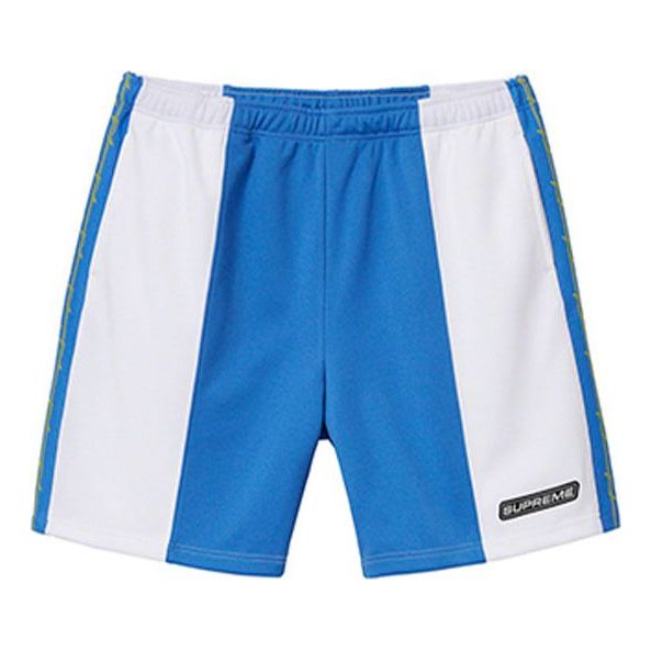 Image of Supreme SS19 Barbed Wire Athletic Short Casual Shorts Unisex Blue SUP-SS19-947