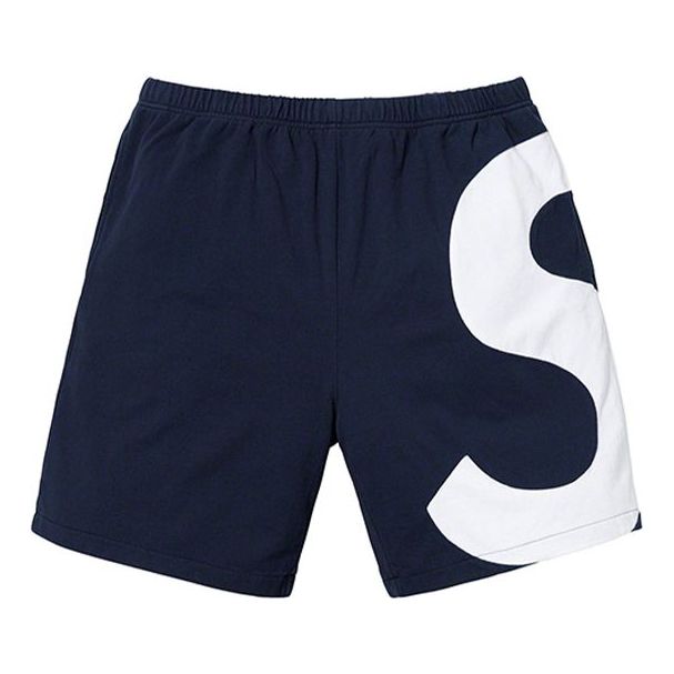 Supreme SS19 S Logo Short Side S Logo Shorts Unisex Navy Blue SUP-SS19-10387
