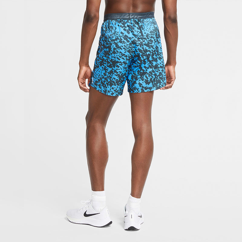 Image of Nike Stride Wild Run Dri-FIT Unlined Woven Breathable Running Shorts Light Blue