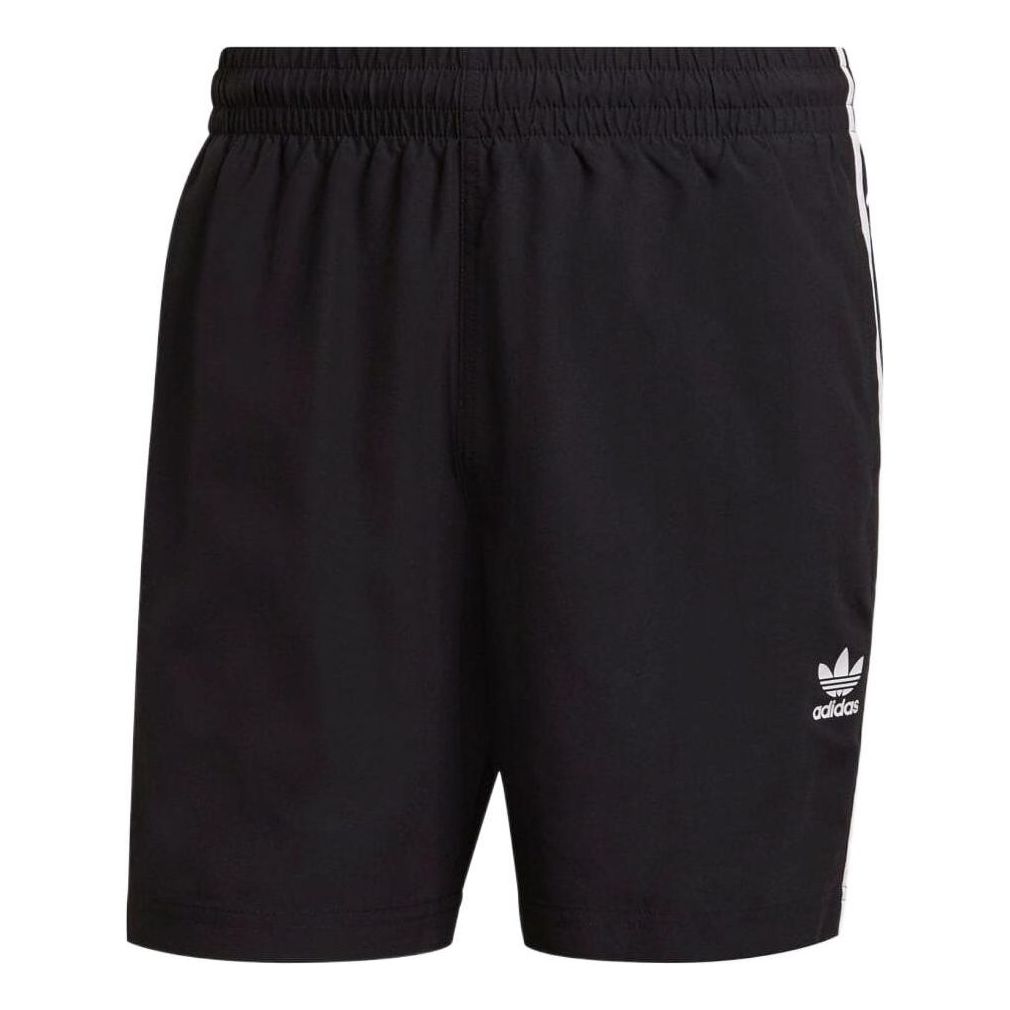 Image of adidas originals Logo Adicolor shorts 'Black' H06701