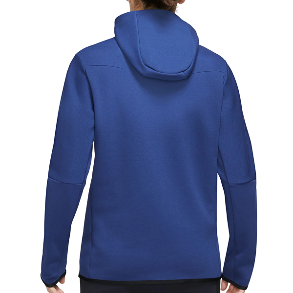 Image of Nike Chelsea Tech Fleece Windrunner Jacket 23/24 (Rush Blue/Club Gold)