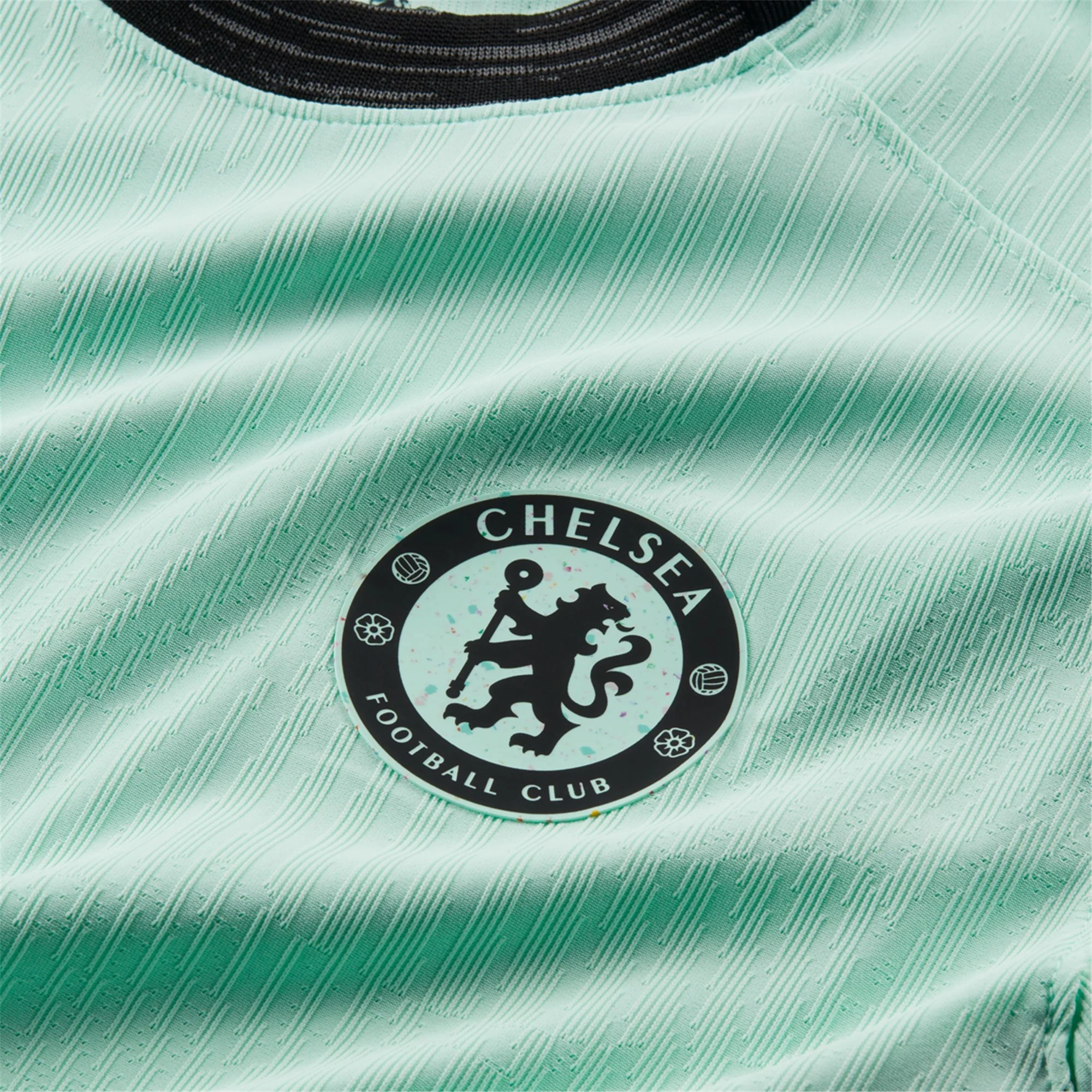 Image of Nike Chelsea Authentic Match Vaporknit Third Jersey 23/24 (Mint Foam/Black)