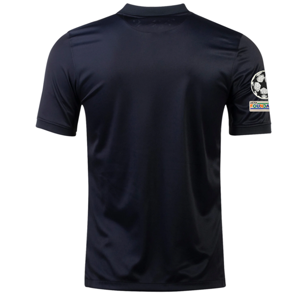 Nike Inter Milan Third Jersey w/ Champions League Patches 21/22 (Black/Total Ora