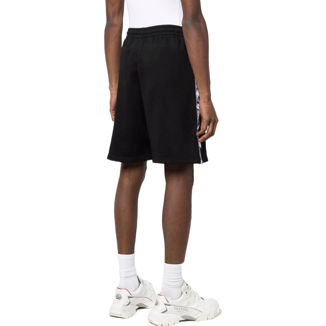 Image of Men's OFF-WHITE FW22 Side Logo Elastic Waistband Sports Ordinary Version Black S