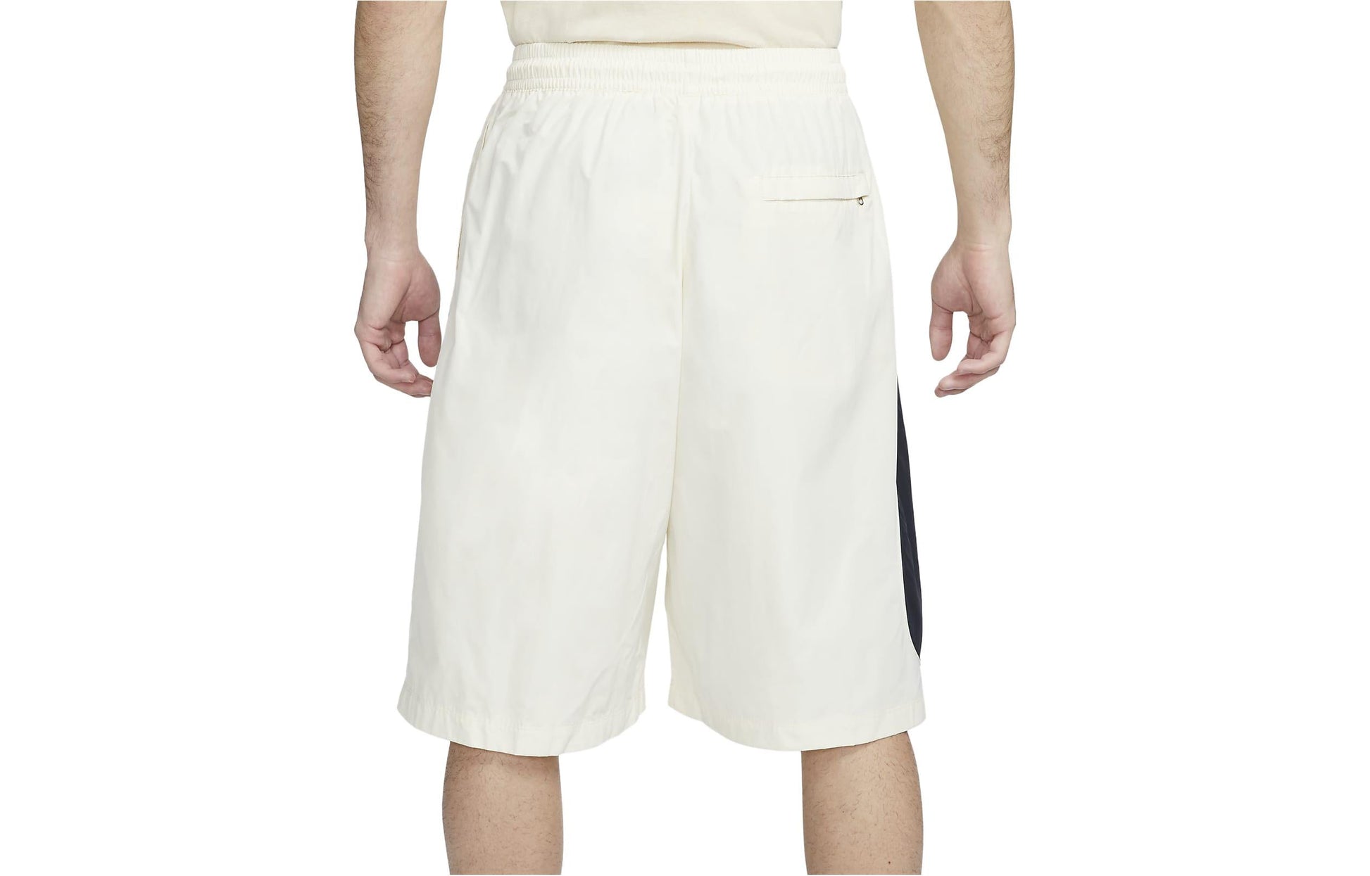 Nike Swoosh Woven Shorts 'Coconut Milk Black' FB7870-113